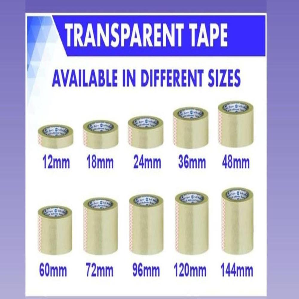 PVC CLEAR (Transparent) PACKAGING TAPE