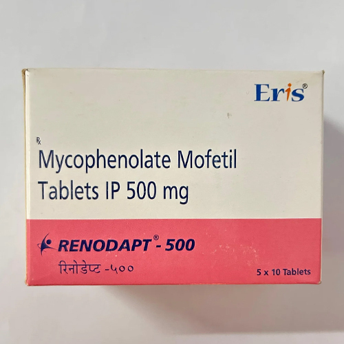 Renodapt 500mg Tablet - 500mg Dosage, Adult Use, General Medicine | 5 Strips of 10 Tablets Each, Room Temperature Storage