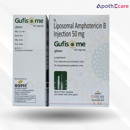 50Mg Liposomal Amphotericin B Injection - Dosage Form: Liquid