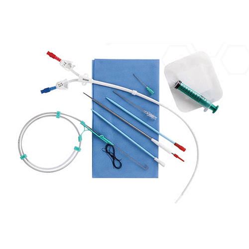 Long Term Hemodialysis Catheter - Silicone, 19cm & 23cm Sizes, Clear Color Options - Soft Conical Tip, Clear Silicon Lumen Extensions, Manual Operation, Portable Design, Biocompatible Material