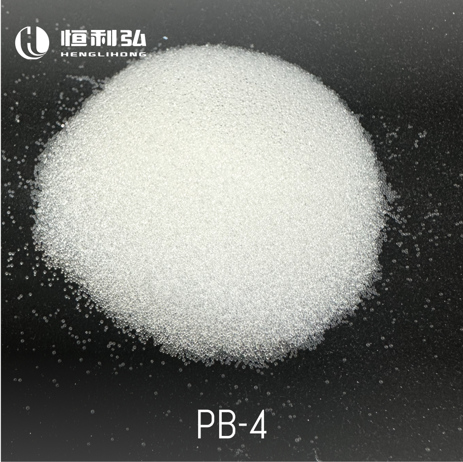 Polystyrene Spherical Deburring Media - Color: Transparent White