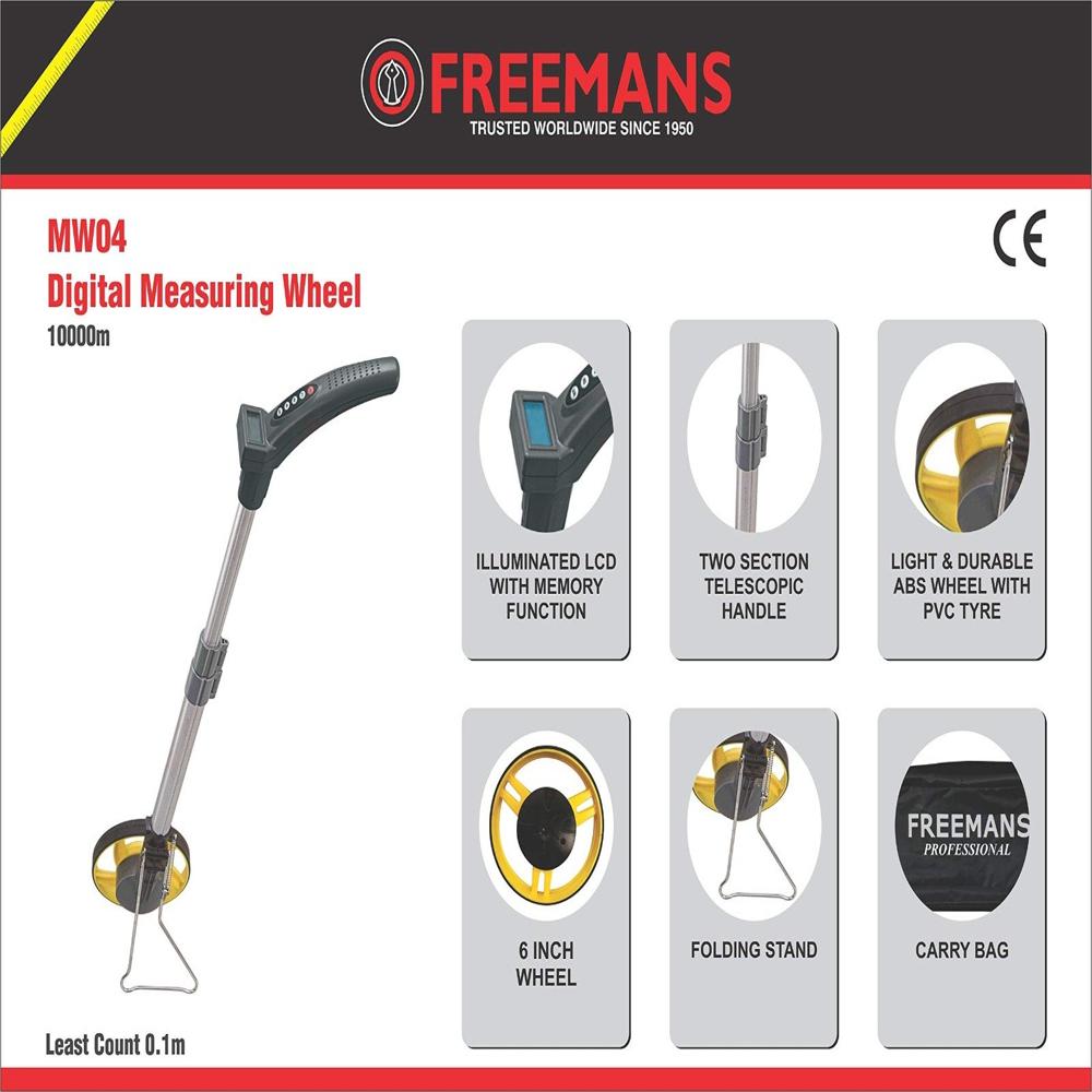 FREEMANS MW04 10km Digital Measuring Wheel