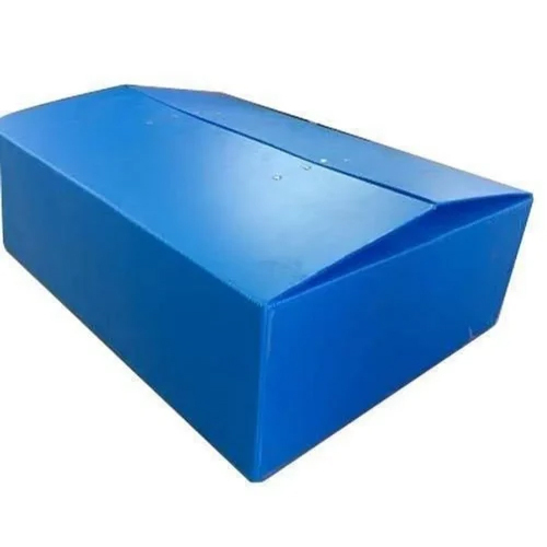 Blue Polypropylene Corrugated Box - Size: 24 X 24 X 12 Inch