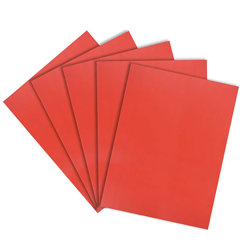 Orange Polypropylene Sheet - Color: Pink