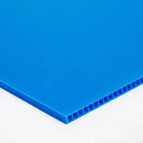 Plain Polypropylene Sheet - Color: Blue