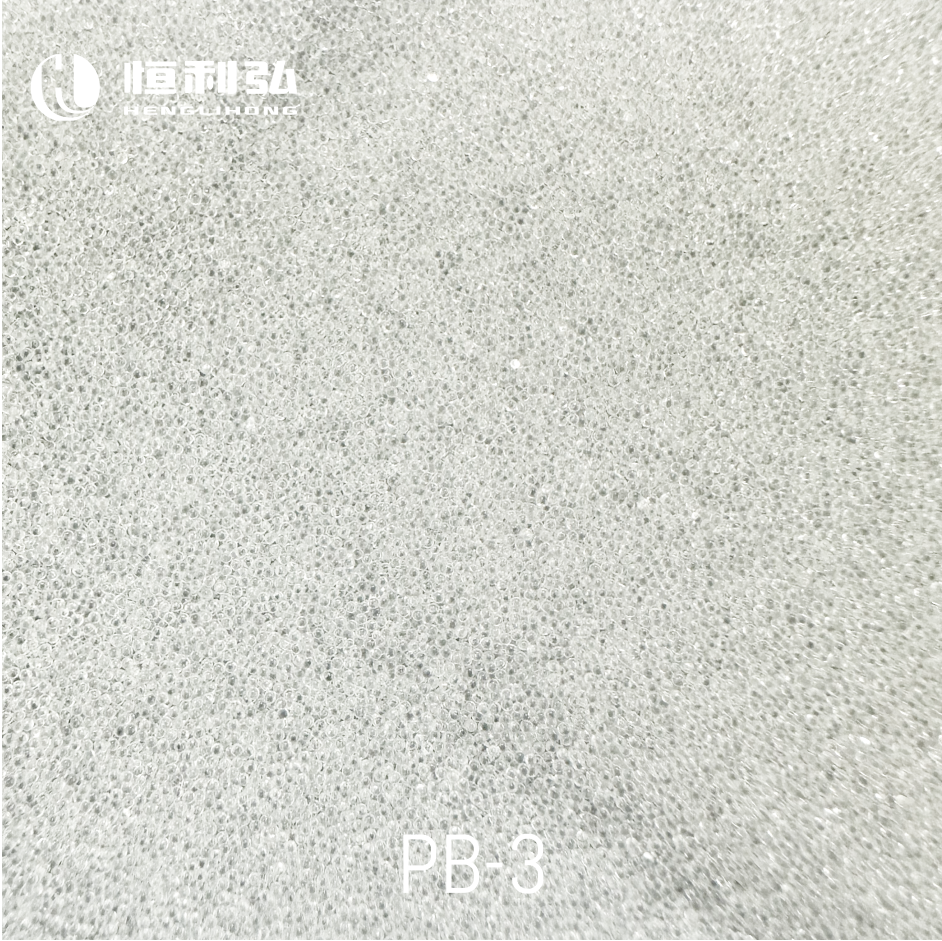 Pb Spherical Plastic Deburring Media - Color: Transparent White