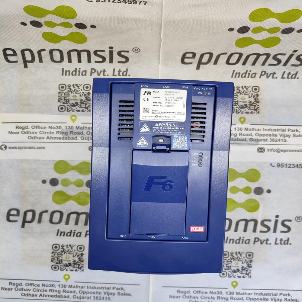 Keb Servo Drive M/n- 22f6k14-3411 - Color: Blue