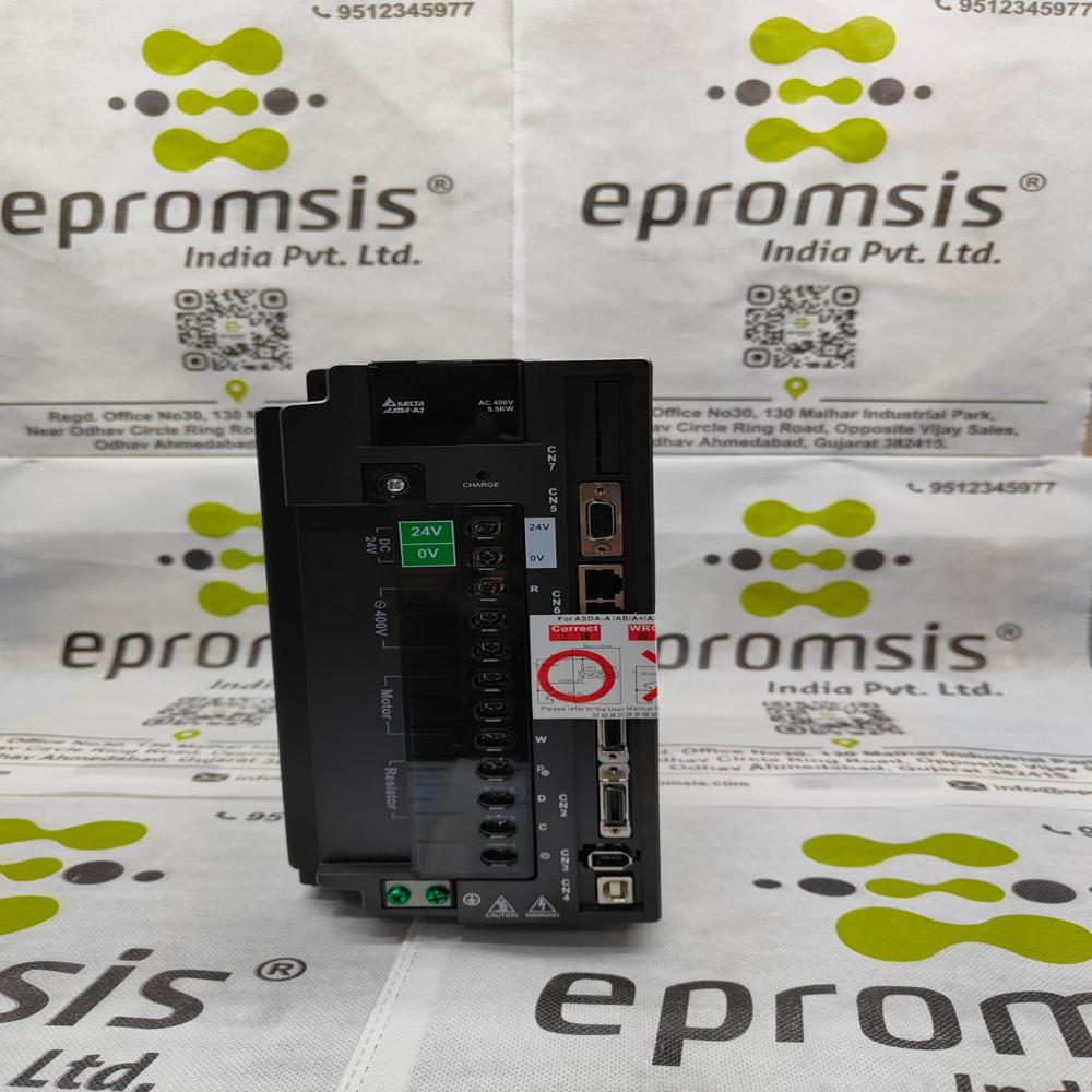 Delta Servo Drive - Electric Start, Three Phase | Black Color, 2-year Warranty, Optimal Performance