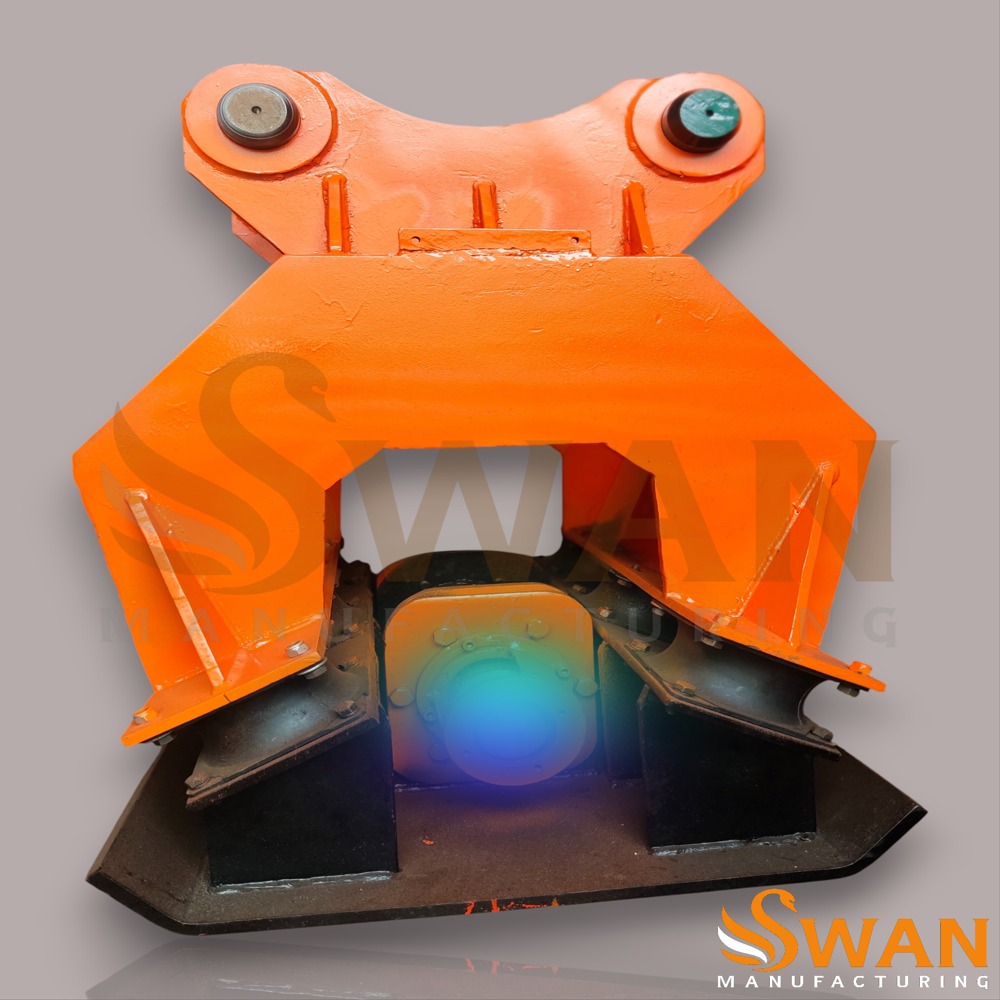 Mild Steel Plate Compactor - Color: Yellow