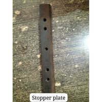 Stopper Plate - Stainless Steel, Black Color | 1-year Warranty, Durable Accessory For Jcb Heavy-duty Applications