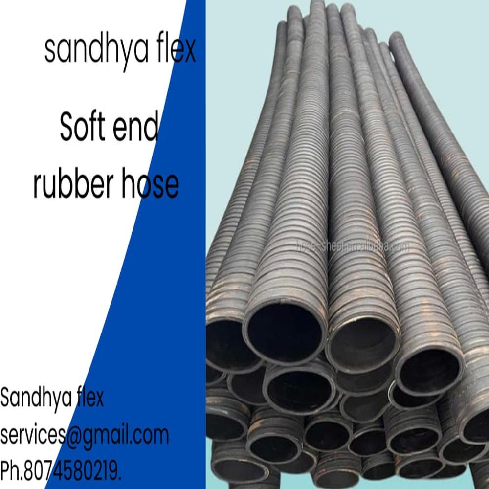 Soft End Rubber Hose - Color: Black
