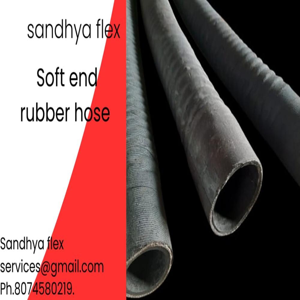 Soft End Rubber Hose - Color: Black