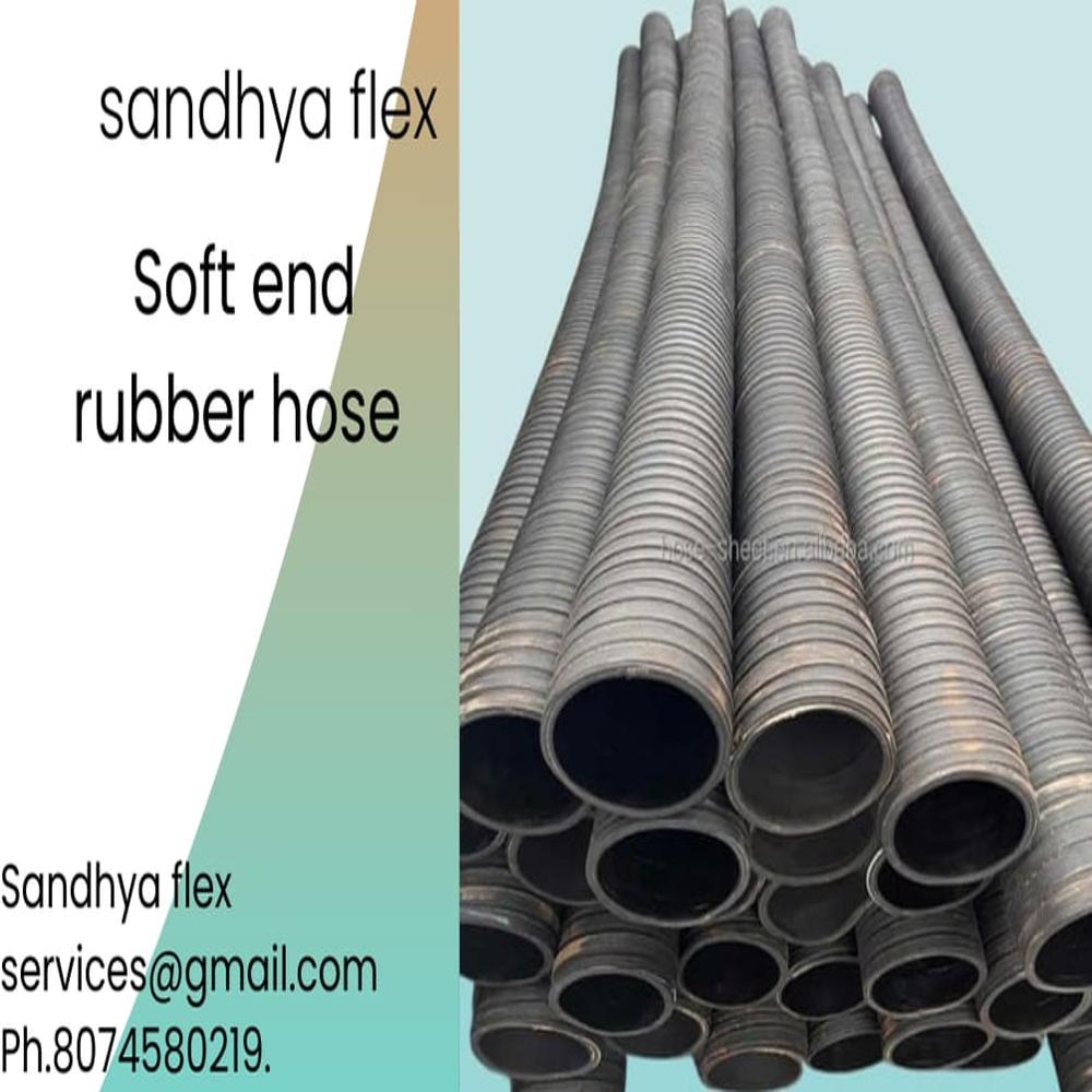 Soft End Rubber Hose - Color: Black