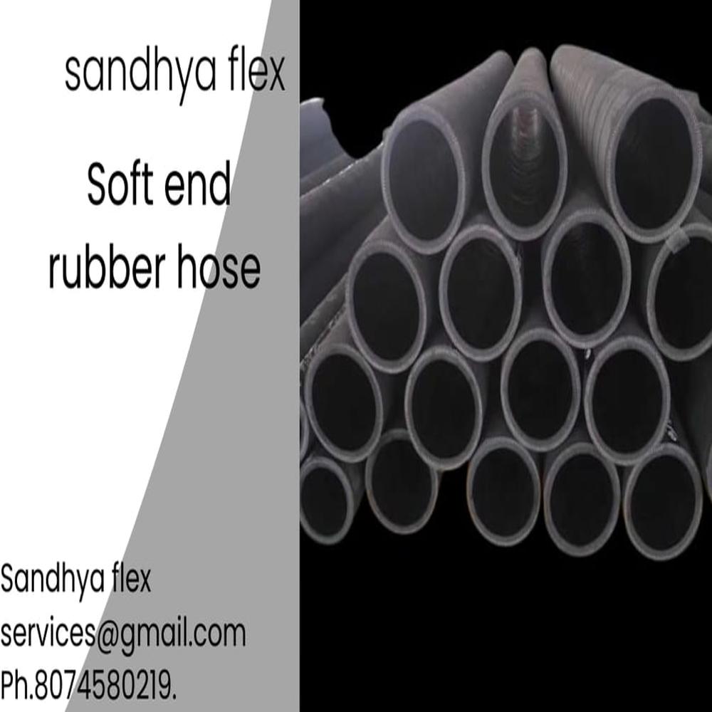 Soft End Rubber Hose - Color: Black