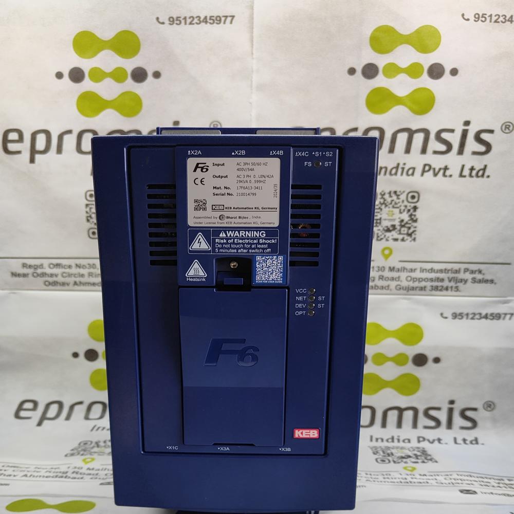 Keb F6 Servo Drive - 400 Volt, 18 Kilograms, Blue | High Dynamic Performance, Flexible Connectivity, Advanced Safety Features