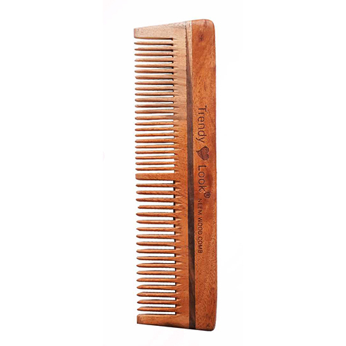 Lilyprime Neem Wood Hair Comb - Color: Different Available