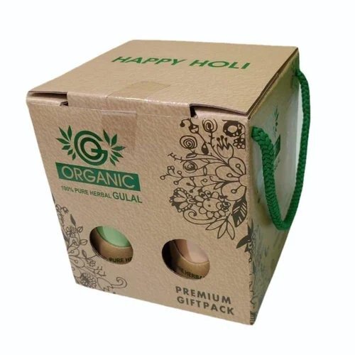 5Kg Go Organic Herbal Holi Gulal - Color: Green