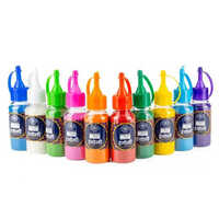 100g Rangoli Colour Squeeze Bottles - 100ml Plastic Bottles, Vibrant Solid Colors For Intricate Rangoli Designs During Holi Festivities
