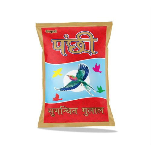 Panchi Perfumed Gulal 50G Pouch - Occasion: Holi Festival Celebrations