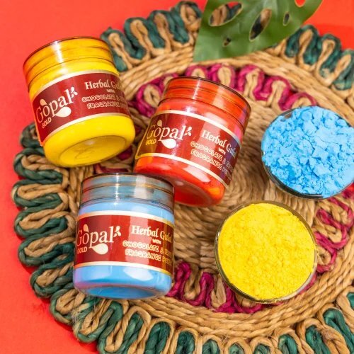 50g Gopal Gold Chocolaty Herbal Gulal Dabbi