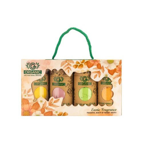 4X50G Go Organic Can Pack - Occasion: Holi Festival Celebrations