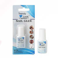Mineral-based Nail Glue - 10g Liquid | Long-lasting, Available In Various Color Codes, Safe For Nail Art