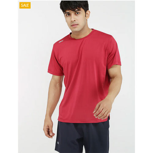 Round Neck T-Shirt With Vent Holes - Men - Age Group: Adults