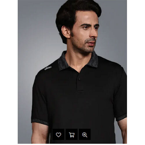 Men's Activewear T-Shirt Polo Collar