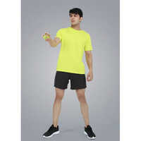 फाइन डुअल फैब्रिक शॉर्ट्स - पुरुष