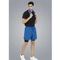 Running Spandex Shorts With Inner Tights - Men - Age Group: Adults
