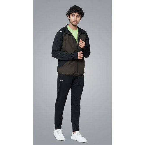 Gyming Fleece Warm Track Suit - Men - Color: Black