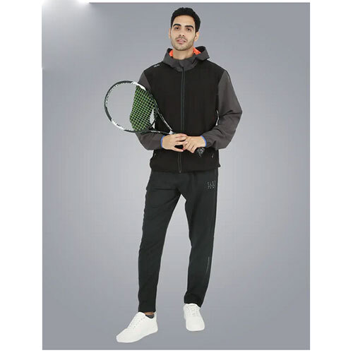 Spandex Training Hoodie Jacket With Vent - Men