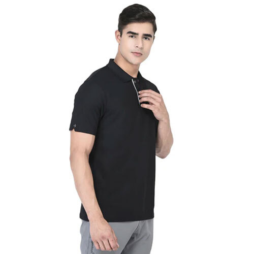 Sport Sun Max Polo Black T-shirt for Men