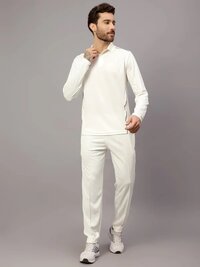 Cricket Dress - Cotton Fabric, Sizes S-xxl, Ivory White | High-performance, Sweat-resistant, Quick-dry, Customizable With Player Names, Anti-chafing Seams, Ventilated Mesh Panels