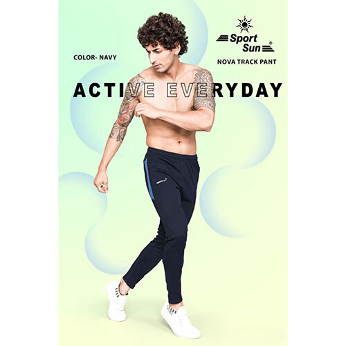 Nova Navy Blue Track Pant for Men