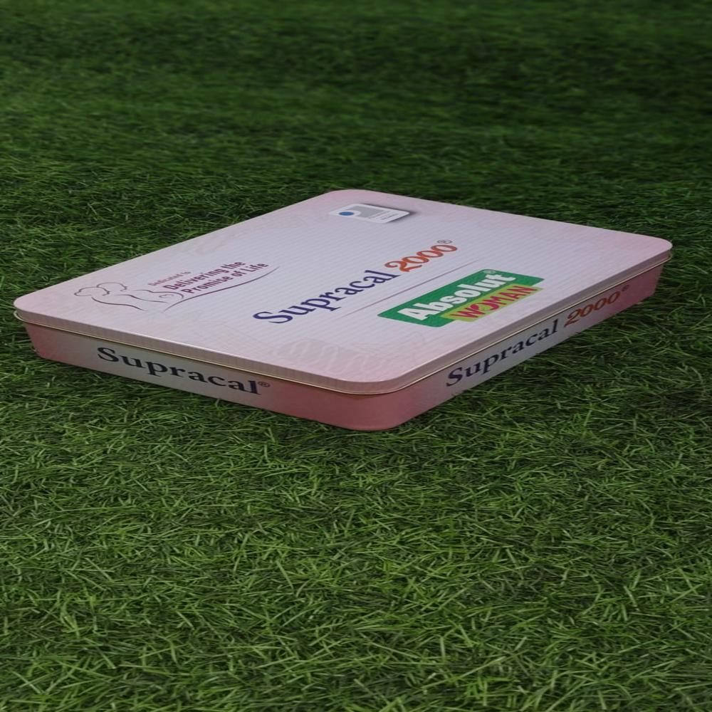 Cookies Packaging Tin Container - Color: Pink