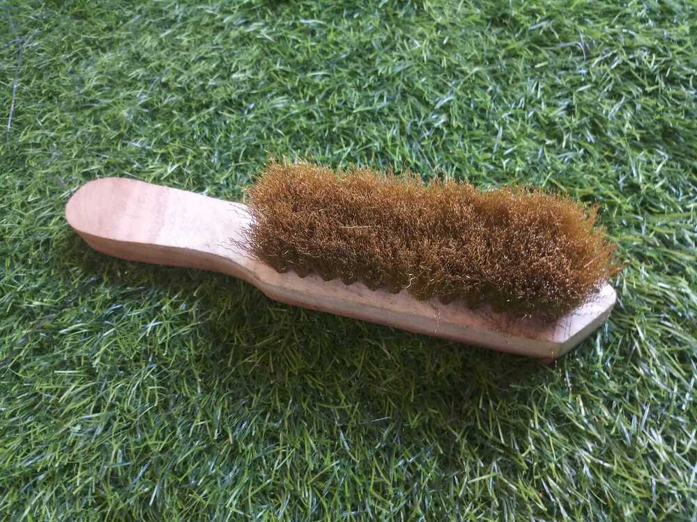 Brass Wheel Brush - Custom Size, Black Bristles, Adjustable Length And Diameter, Versatile Usage For Industrial Applications