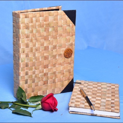 WATER HYACINTH  ECO-FRIENDLY  HANDMADE DIARY WITH NOTE PAD