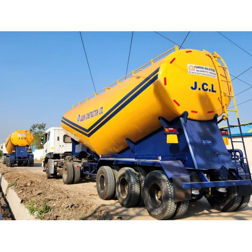 45 Cubic Meter Cement Bulker Trailer - Material: Aluminum/Alloy