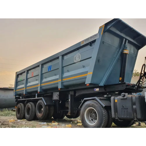 40 Ton Tipping Trailer - Material: Aluminum/Alloy