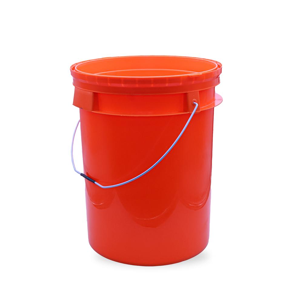 Plastic 26Ltr Lubricant Oil Bucket - Color: White