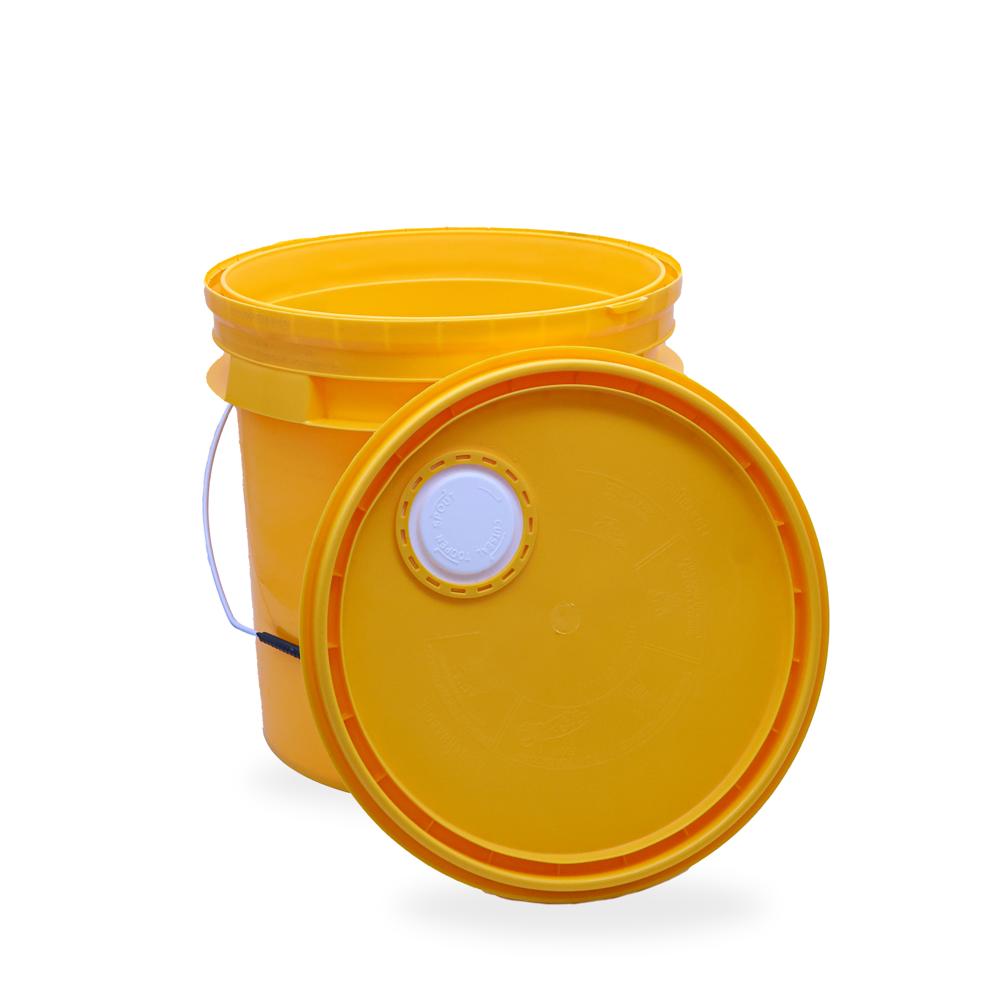 10Ltr Plastic Oil Bucket - Color: Blue
