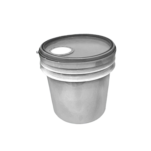 Plastic Lubricant Oil Bucket - Color: Grey