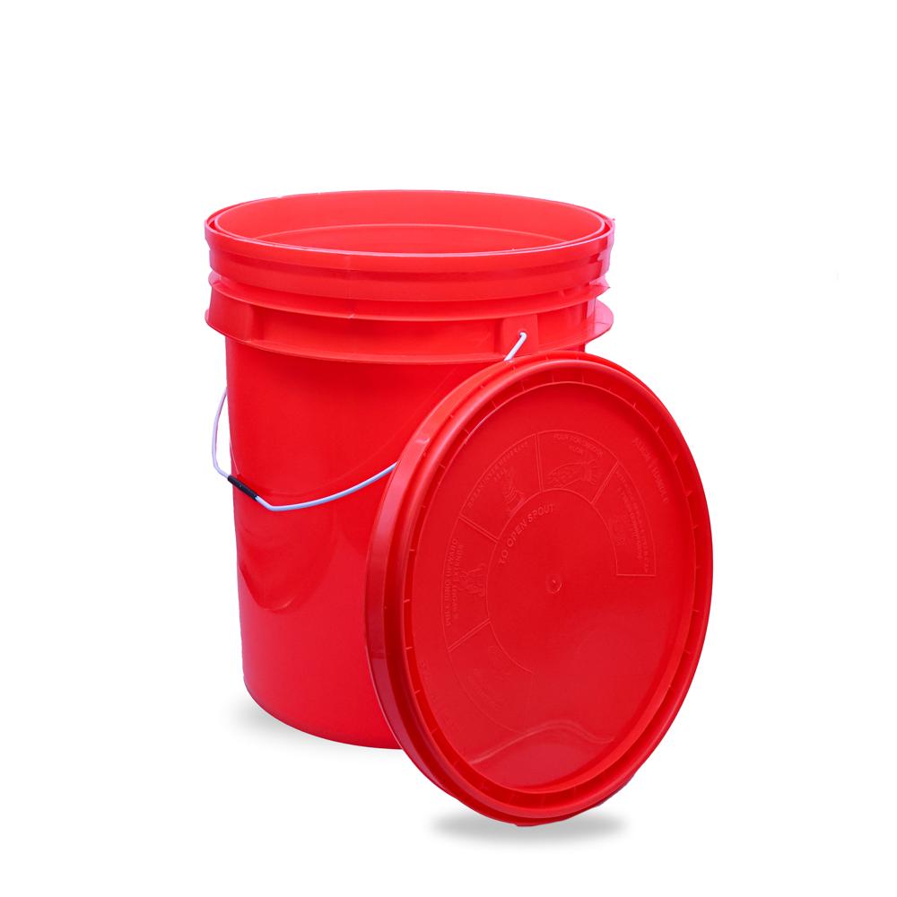 18Kg Grease Bucket - HDPE Material, Rigid Structure, Blue Color | Ideal for Heavy-Duty Storage and Transport of Grease and Lubricants