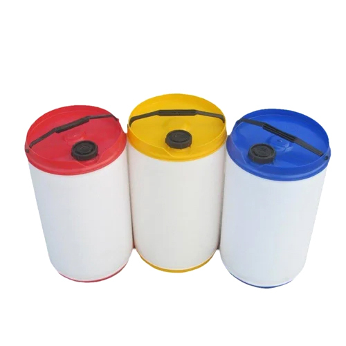 26Ltr Lubricant Round Drum - Color: White