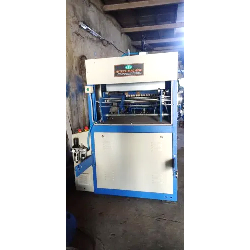 18x22 Inch Nursery Seedling Trays Manufacturing Machine - 5x11 Feet, White & Blue Paint Coated, Human-Machine Interface Control, Lower Energy Consumption, Industrial Use, 220-440 Volt Operation, Warranty Included