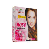 50 Gm Rose Face Pack - Herbal Powder, White Color , Suitable For All Skin Types, Mix With Water For Smooth Paste Application