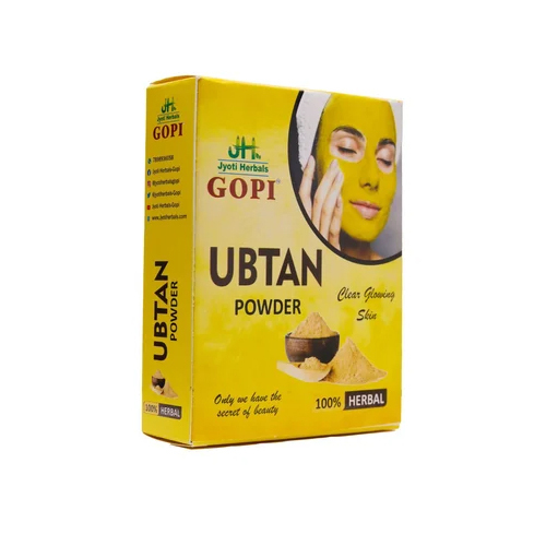 Ubtan Face Pack - Herbal Powder for All Skin Types, Yellow Color, 12-24 Months Shelf Life | Natural Ingredients for Radiant Skin