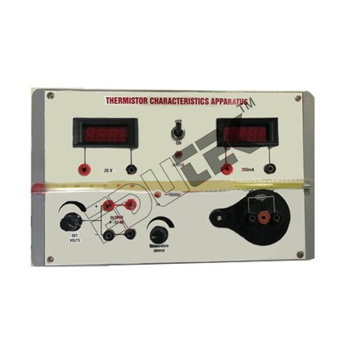 THERMISTOR CHARACTERISTICS APPARATUS WITH ALUMINUM PANEL & DIGITAL PANEL METERS