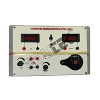 Thermistor Characteristics Apparatus - Aluminum Panel With Digital Panel Meters, 0-10v Dc Regulated Power Supply, Dual Meters For Voltage & Current Measurement, Integrated Oven With Temperature Control